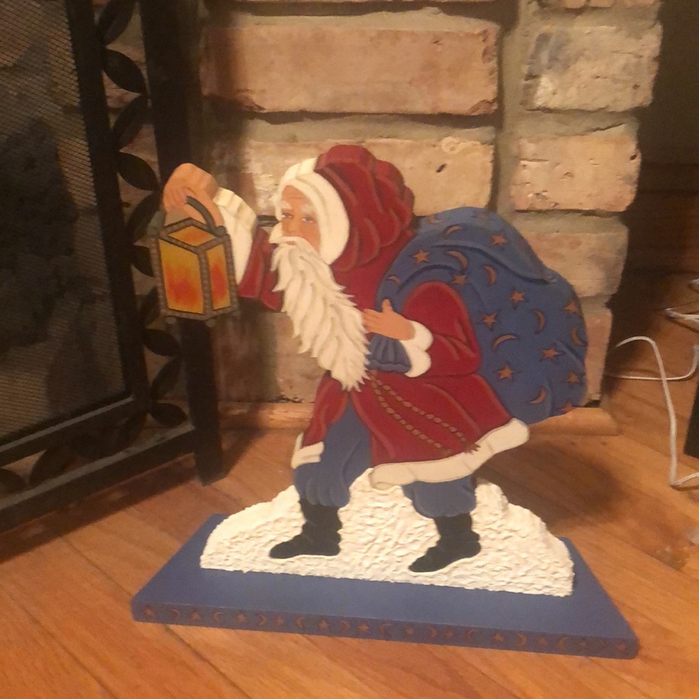 Hand painted Santa